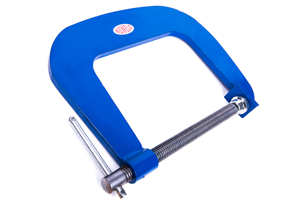 Heavy Duty Steel G Clamp 10 Inches 250mm Deep Throat Clamp Nuweld heavy-duty-steel-g-clamp-10-inches-250mm-deep-throat-clamp-nuweld